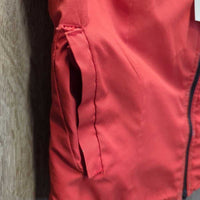 Fleece Lined Soft Shell Vest, zip "CC/ADA" *gc/fair, rubs, puckered, pills, cllumpy, torn pocket, unstitched
