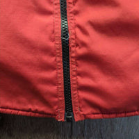 Fleece Lined Soft Shell Vest, zip "CC/ADA" *gc/fair, rubs, puckered, pills, cllumpy, torn pocket, unstitched
