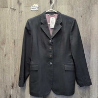 Wool Dressage Show Jacket, buttons *vgc, older, discolored pit stains
