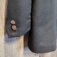 Wool Dressage Show Jacket, buttons *vgc, older, discolored pit stains
