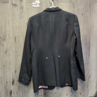 Wool Dressage Show Jacket, buttons *vgc, older, discolored pit stains
