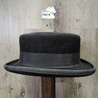 VINTAGE 3x Felt Top Hat *vgc, dirty, dusty, faded?, lining stains
