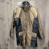 Hvy Rain Jacket, zips, Collar Hood *vgc/gc, clean, crackles
