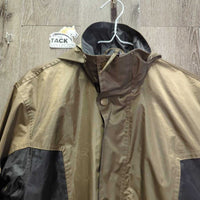 Hvy Rain Jacket, zips, Collar Hood *vgc/gc, clean, crackles

