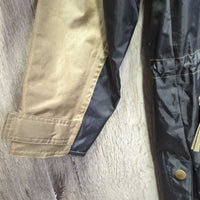Hvy Rain Jacket, zips, Collar Hood *vgc/gc, clean, crackles
