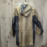 Hvy Rain Jacket, zips, Collar Hood *vgc/gc, clean, crackles
