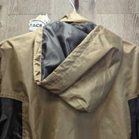 Hvy Rain Jacket, zips, Collar Hood *vgc/gc, clean, crackles
