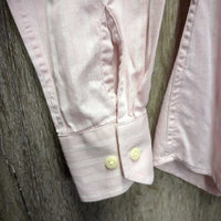 LS Show Shirt, 2x Velcro Collars *vgc, older?, mnr seam puckers
