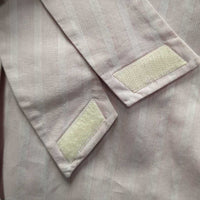 LS Show Shirt, 2x Velcro Collars *vgc, older?, mnr seam puckers

