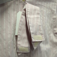 LS Show Shirt, 2x Velcro Collars *vgc, older?, mnr seam puckers
