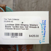 Stingray Western Boots *xc/like new, mnr threads & creases
