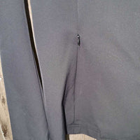 Technical Show Jacket, microsuede collar, zipper *vgc, clean, cut tags, mnr dirt?stain, creases, seam puckers, pit stains
