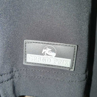 Technical Show Jacket, microsuede collar, zipper *vgc, clean, cut tags, mnr dirt?stain, creases, seam puckers, pit stains
