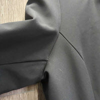 Technical Show Jacket, microsuede collar, zipper *vgc, clean, cut tags, mnr dirt?stain, creases, seam puckers, pit stains
