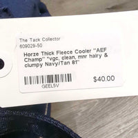 Thick Fleece Cooler "AEF Champ" *vgc, clean, mnr hairy & clumpy
