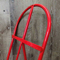 Wall Mount Metal Saddle Rack *vg/xc, clean, mnr dusty, scratches
