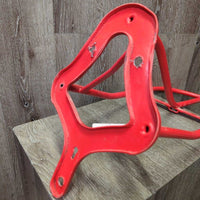 Wall Mount Metal Saddle Rack *vgc, clean, mnr dusty, scratches, NO Bridle Rack
