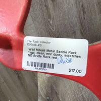Wall Mount Metal Saddle Rack *vgc, clean, mnr dusty, scratches, NO Bridle Rack
