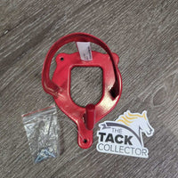 Wall Mount Metal Bridle Rack - Hook, screws *vgc, clean, cracked, bubbled, dirt
