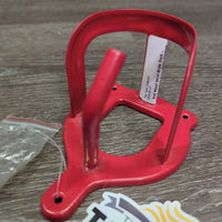 Wall Mount Metal Bridle Rack - Hook, screws *vgc, clean, cracked, bubbled, dirt
