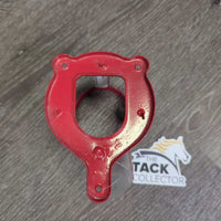 Wall Mount Metal Bridle Rack - Hook, screws *vgc, clean, cracked, bubbled, dirt

