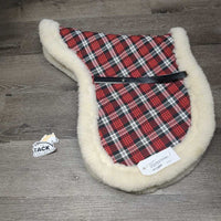 Flannel & Sheepskin Fitted Saddle Pad *vgc, clean, older
