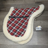 Flannel & Sheepskin Fitted Saddle Pad *vgc, clean, older
