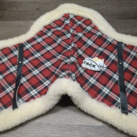 Flannel & Sheepskin Fitted Saddle Pad *vgc, clean, older
