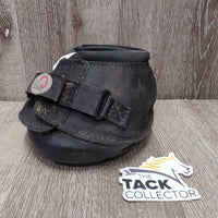 1 Hoof Boot, box *vgc, clean, mnr dirt, residue, snags, scuffs, frays, stiff repair, rubbed & torn inner heel

