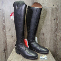 Field Boots, zips, Cardboard Forms, Box *xc/like new, mnr creases & dusty edges
