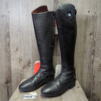 Field Boots, zips, Cardboard Forms, Box *xc/like new, mnr creases & dusty edges
