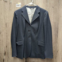 Wool? Show Jacket *vgc/gc, unstitched lining seam, older, fuzzy, mnr cuff rubs & stains, loose button hole threads
