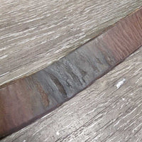 1 ONLY soft Stirrup Leather *gc/fair, older, rubs, scraped edges, xhole, dent
