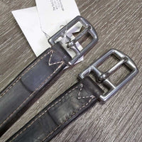 Nylon Lined Soft Stirrup Leathers *xc, clean, mnr dents & rubs
