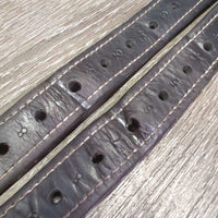 Nylon Lined Soft Stirrup Leathers *xc, clean, mnr dents & rubs
