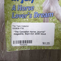 "The Canadian Horse Journal" magazine, Sept-Oct 2006 issue
