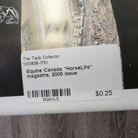 Equine Canada "HorseLife" magazine, 2005 issue
