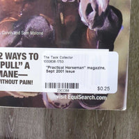 "Practical Horseman" magazine, Sept 2001 issue

