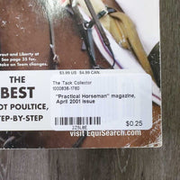 "Practical Horseman" magazine, April 2001 issue

