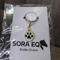 Paw Print Bridle Charm, bag *new
