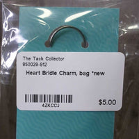 Heart Bridle Charm, bag *new
