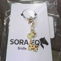 Giraffe Bridle Charm, bag *new
