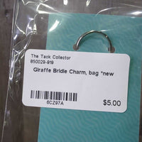 Giraffe Bridle Charm, bag *new
