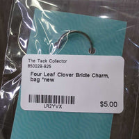 Four Leaf Clover Bridle Charm, bag *new
