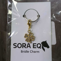 Four Leaf Clover Bridle Charm, bag *new
