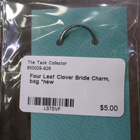 Four Leaf Clover Bridle Charm, bag *new
