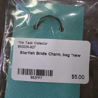 Starfish Bridle Charm, bag *new
