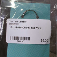Fox Bridle Charm, bag *new
