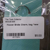 Flower Bridle Charm, bag *new
