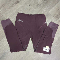 Pull On Euroseat Riding Tight Breeches *gc, clean, pilly, mnr hair, seam puckers, stains, threads
